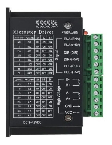 Driver Controlador De Motores Paso A Paso 3.5a Tb6600