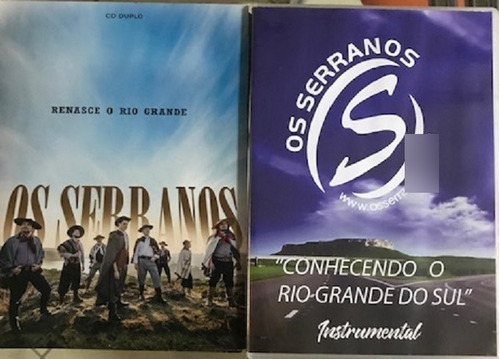 Cd - Os Serranos - Renasce O Rio Grande (cd Duplo) + Dvd 