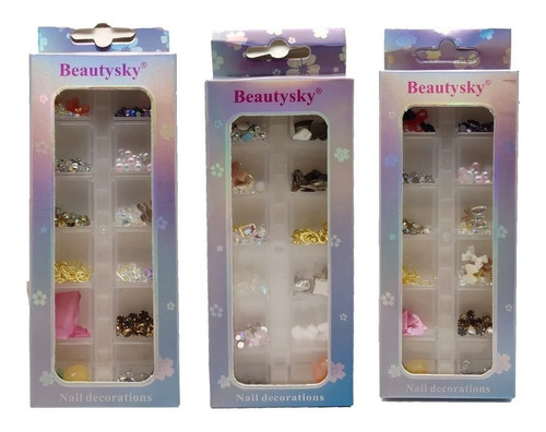 Caja Decoracion Para Uñas - Accesorios De Uñas - Beautysky