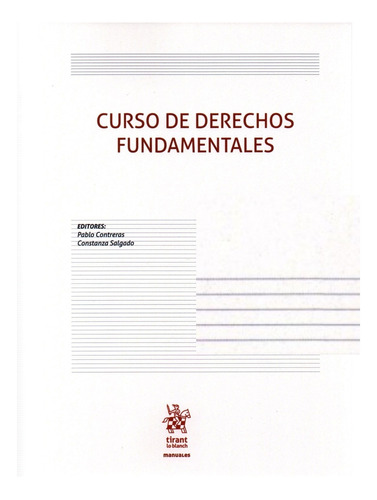 Curso De Derechos Fundamentales / Pablo Contreras ...