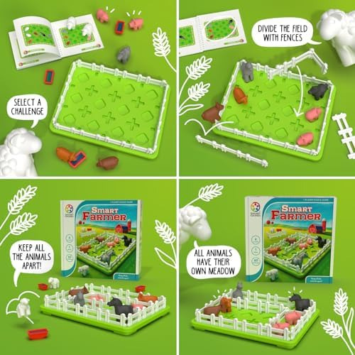 Smartgames Smart Farmer Juego De Mesa, Un Divertido Juego De