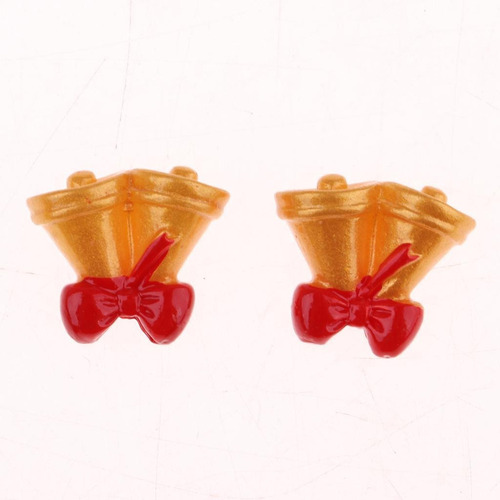 Bake 20 Piezas De En Miniatura, Amarillo, Rojo, Campanas