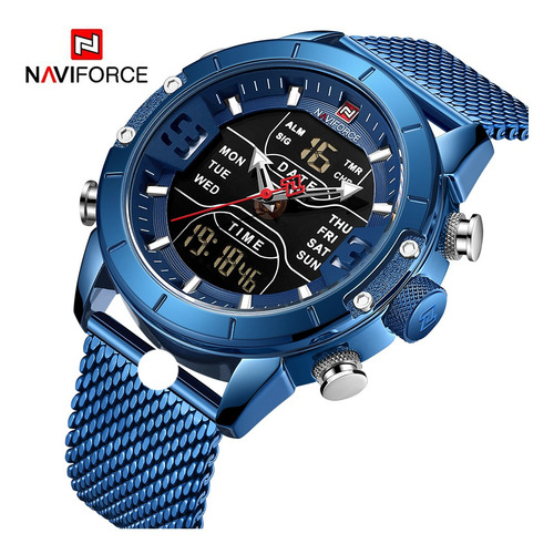 Imagen 4 de 6 de Naviforce 9153 Reloj De Cuarzo Para Hombre Calendario De