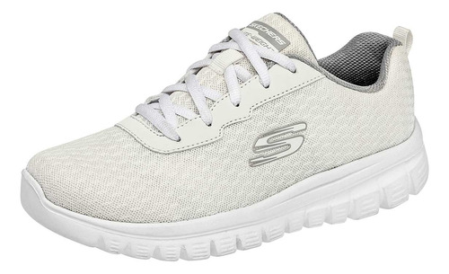 Tenis Correr Dama Skechers 896028wht Graceful Bco 119-634 T2