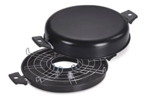 Multi Grill Plus Eirilar Churrasqueira Pizza Antiaderente 30 Cor Preto