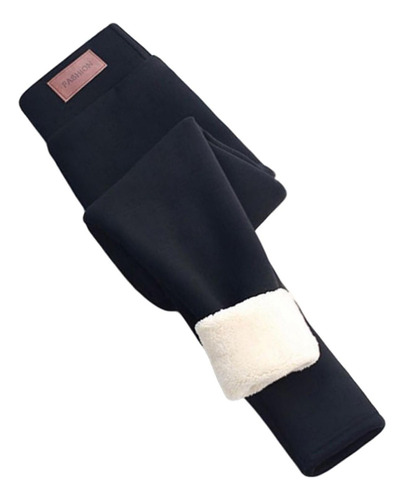 Leggings De Cintura Con Forro Polar Con Control Del Vientre