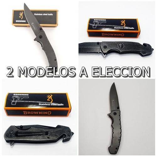 2 Navajas Browning Tacticas 1er Nivel A Eleccion + Regalo 