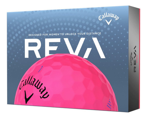 Pelota De Golf Callaway Reva - Pink / Docena Color Rosa chicle