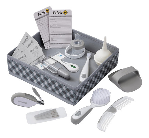 Kit De Guardería Ready For Baby Deluxe, Color Gris