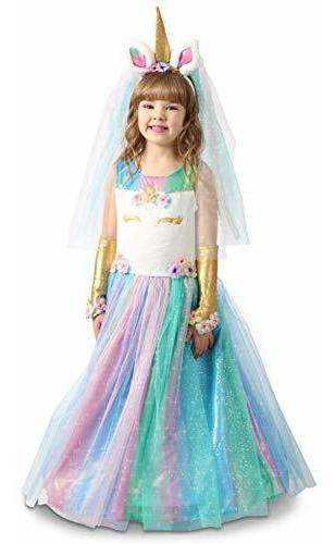 Vestido De Disfraz De Unicornio Adorable De Princess Paradis