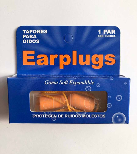 Earplugs Tapones De Oído Goma Soft