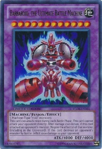 Barbaroid La Máquina De Batalla Definitiva Ultra Raro Yugioh