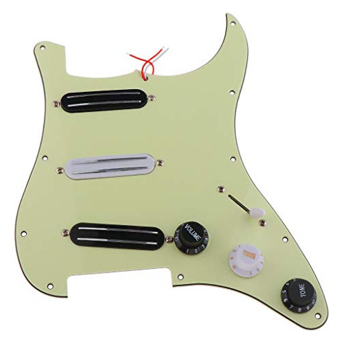 Alnicov Sss 11 Hole Strat Guitarloaded Pickguard Prewired Sc