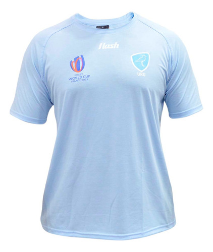 Remera Seleccion Uruguay Entrenamiento Rugby Flash Original