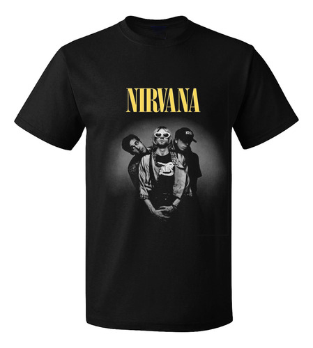Playera Banda De Rock Nirvana Kurt Cobain  Logo Album 