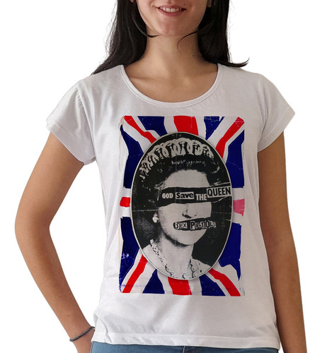 Remera Sex Pistols Punk Inglaterra Mujer Purple Chick