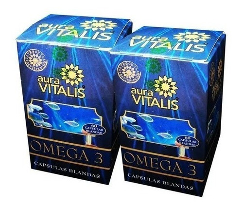 Pack 2 Omega 3 Perla Cap X 60 U Auravitalis