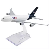 Comprar Avión Fedex Airbus A380 Colección Escala 1:400 En Caja
