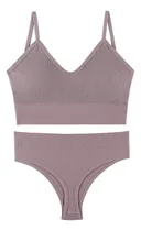 Comprar Scacto 2pzs Lencería Conjuntos Mujer Dama Brasier Calzones
