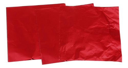 Envolturas Cuadradas De Del Lolly Del Chocolate Del Rojo