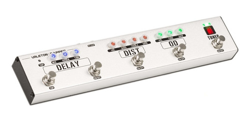 Imagen 1 de 3 de Pedal de efecto Valeton Dapper VES-1 plateado