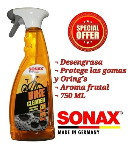 Sonax Bike Cleaner Bicicleta Limpiador Desengrasante 750ml