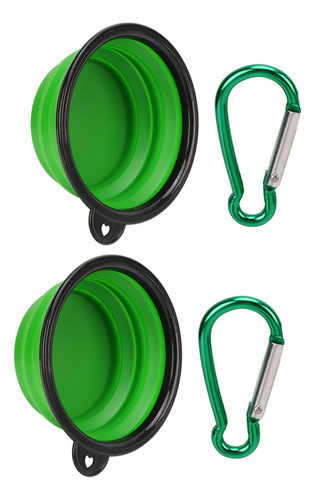 Cuenco Plegable Para Mascotas, 2 Cuencos Plegables Para Perr