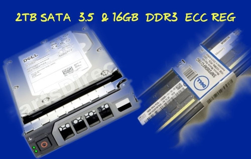  Disco  Duro 2tb Sata 3.5 Y  16gb Dd3 Ecc Reg   Dell    
