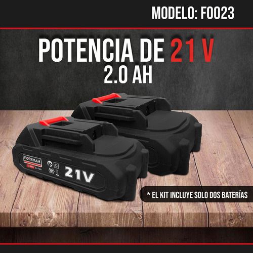 Kit Rotomartillo Y Esmeriladora Angular Inalámbrica 21v