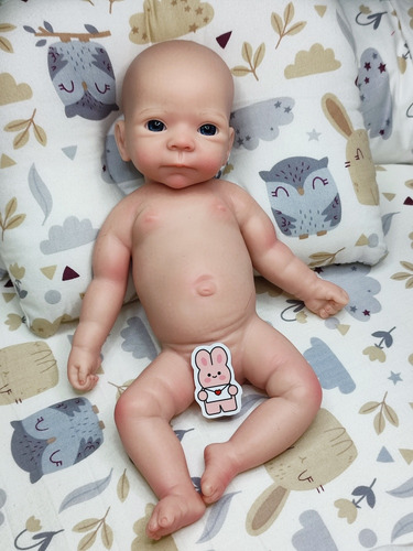 Bebe Reborn Emma Silicona Sólida Suave Flexible