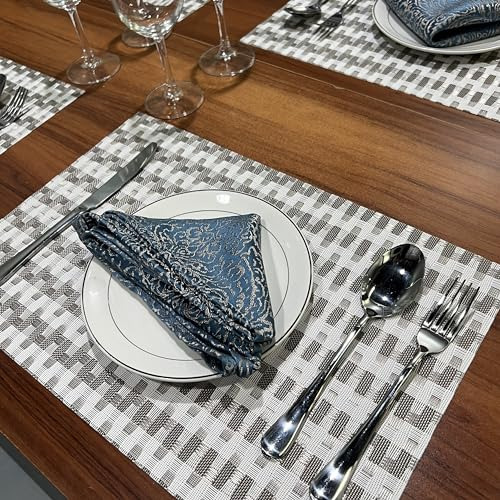 Placemat, Colores Mezclados Resistente Mantel De Vinilo Teji