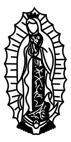 Cuadro Virgen De Guadalupe Para Pared 70cm X 35cm Art7504