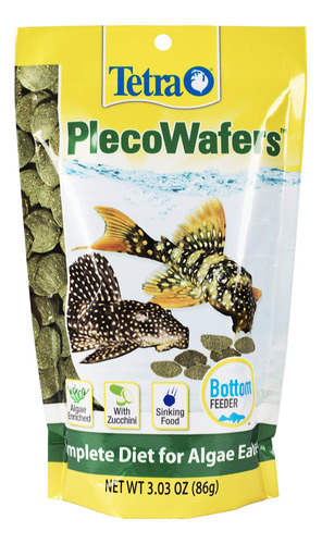 Tetra Plecowafers 86 Gramos, Alimentos De Pescado Nutriciona