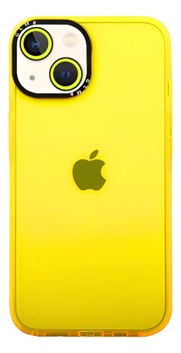 Carcasa Neon Con Lentes Para iPhone 14 14 Pro 14 Pro Max