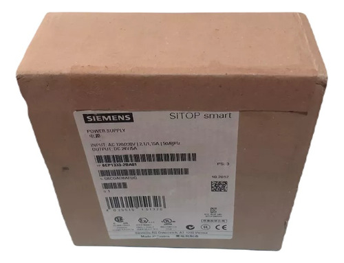 Siemens Fuente Poder Sitop Smart 6ep1333-2ba01. 