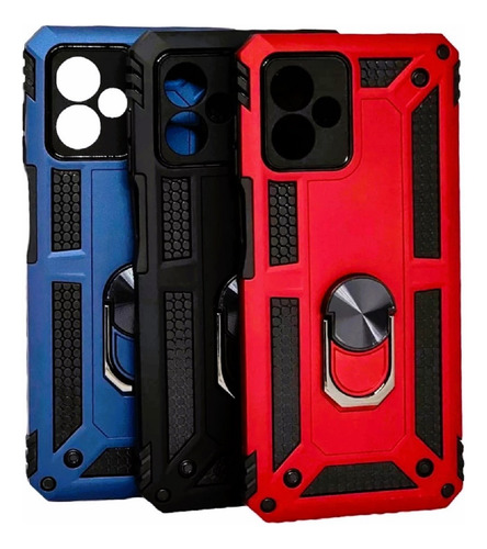 Funda Moto G14 Case Rudo C/anillo + 2 Micas Cristal + Regalo