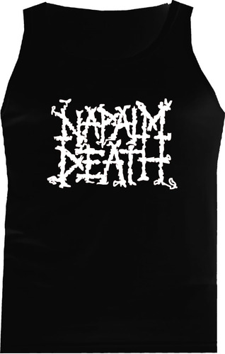 Esqueleto Napalm Death Rock Metal Estampado Tv Urbanoz