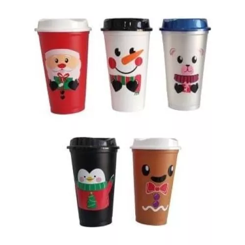 40 Vasos Reusables Para Café Frio Tipo Star Venti Mini 16 Oz