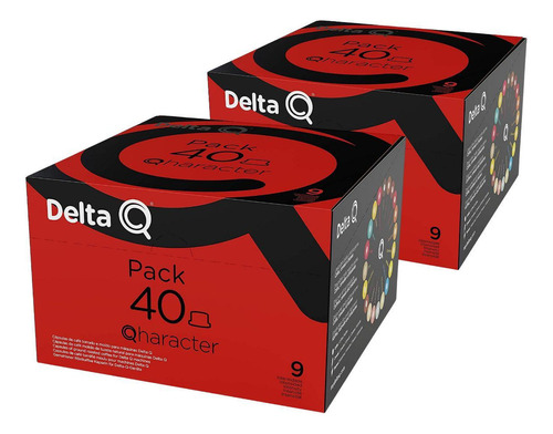 80 Cápsulas Delta Q Qharacter Int. 9 Café Pack Econômico