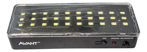 Luminária De Emergência Barra 1w Bivolt 6000k 30 Leds Avant