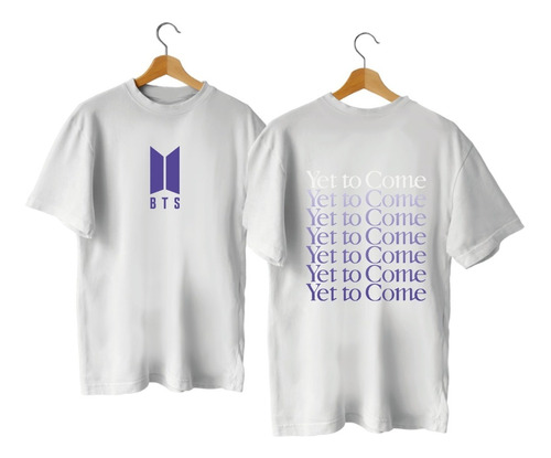 Polera Bts Yet To Come Concierto K-pop Blanca