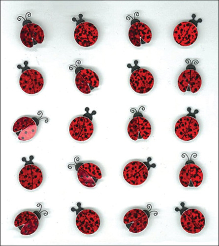 Jolee Del Boutique Dimensional Pegatinas  Lady Bugs