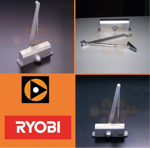 Cierrapuertas Hidráulico Ryobi N° 8803 Premium Puertas 65 Kg