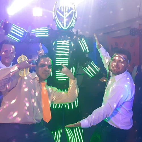 Show De Robot Led Para Matrimonios Graduaciones Cumpleaños