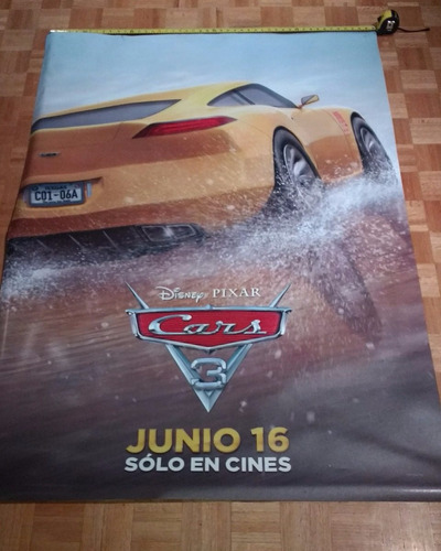 Poster Gigante Exclusivo Cars 3 - Cruz Ramirez