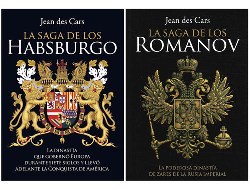 2 Libros Saga Romanov  Habsburgo  Jean Des Cars E Oiuuuys