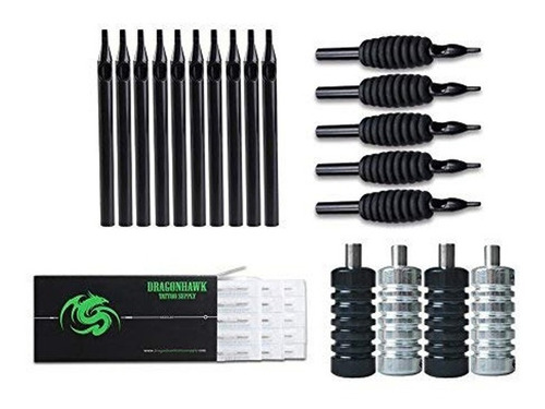 Imagen 5 de 6 de Kit Tatuaje Profesional 3 Maquinas Rotativas Hurricane Power