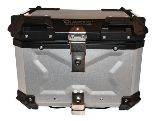 Caja Baúl Para Moto Top Case Cx 45 L + Respaldo  Rider One