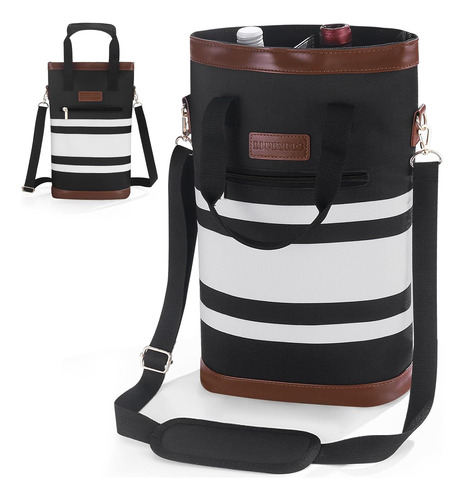 Porta Botellas De Vino Aislado De 2 Botellas - Bolsa De Vino