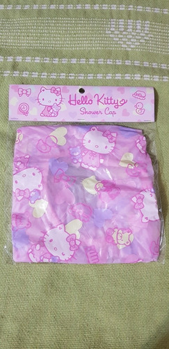 Gorra De Ducha Hello Kitty. Original Sanrio. Importada 
